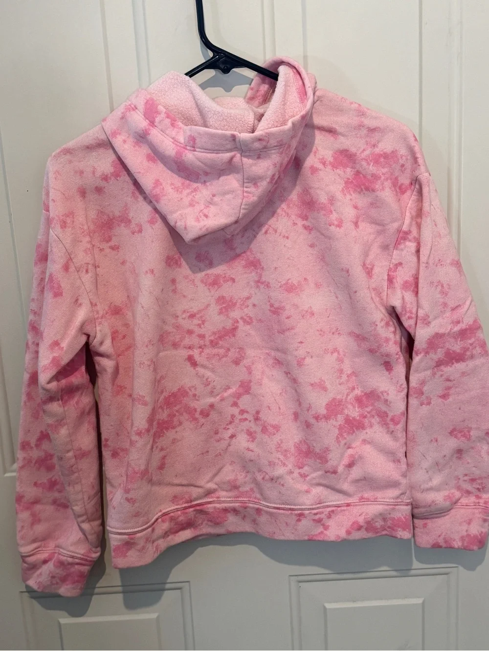 Old Navy Pink Tie-Dye Hooded Sweatshirt